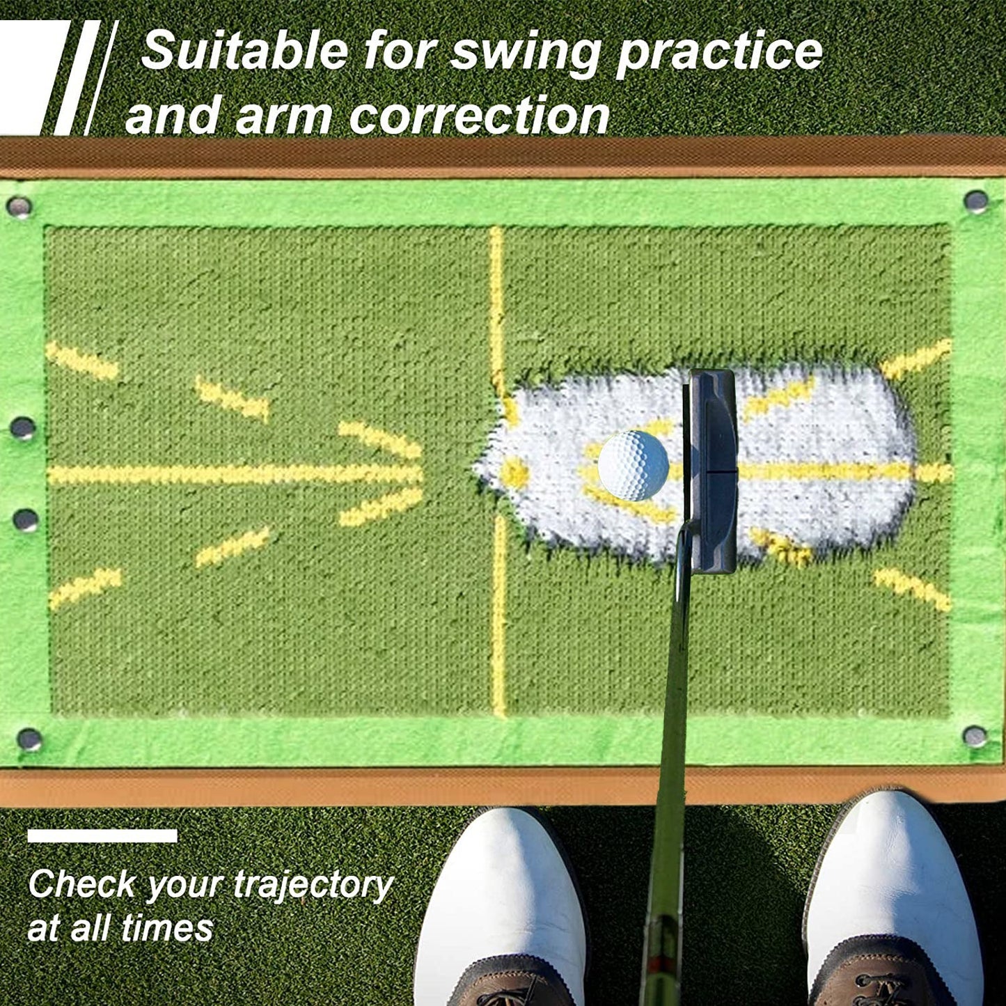 (Hot Sale-65% OFF)Brivibe™ Golf Training Mat For Swing Detection Batting