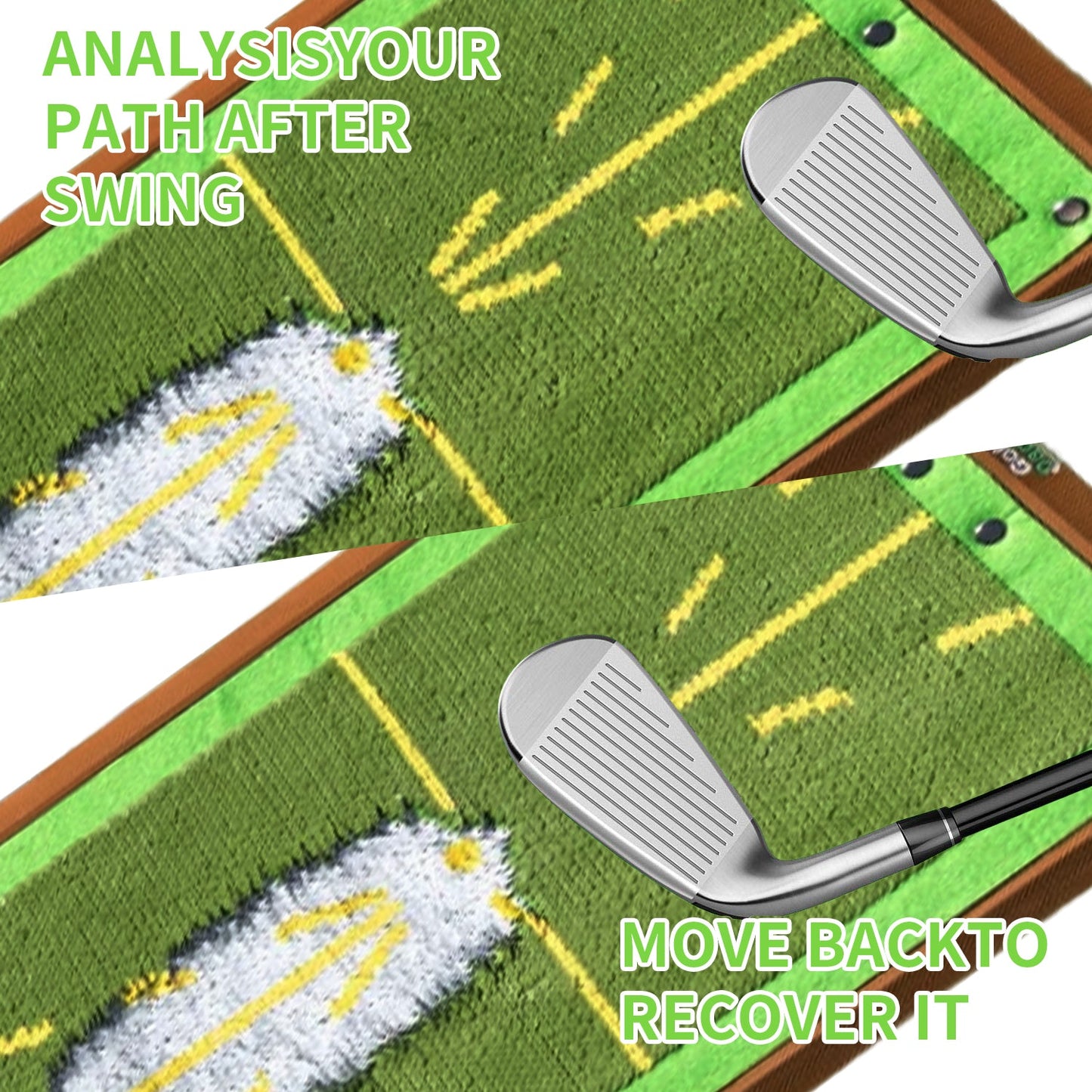 (Hot Sale-65% OFF)Brivibe™ Golf Training Mat For Swing Detection Batting