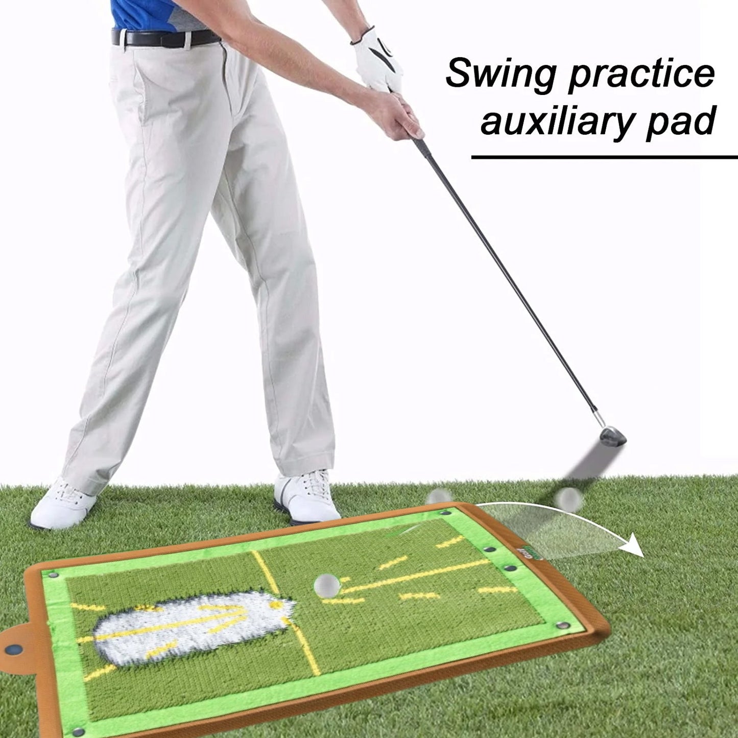 (Hot Sale-65% OFF)Brivibe™ Golf Training Mat For Swing Detection Batting