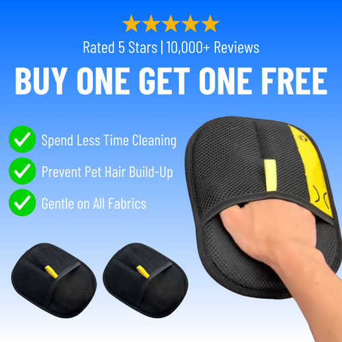 Buy 1 Get 1 Freeđ„Paww-zioâą Electrostatic Pet Hair Removal Grooming Gloves
