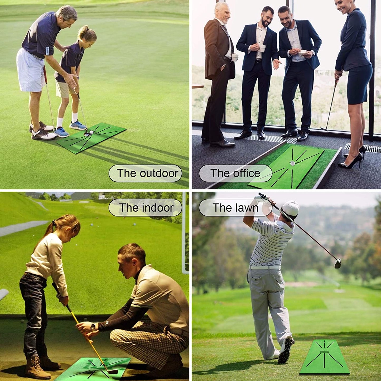 (Hot Sale-65% OFF)Brivibe™ Golf Training Mat For Swing Detection Batting